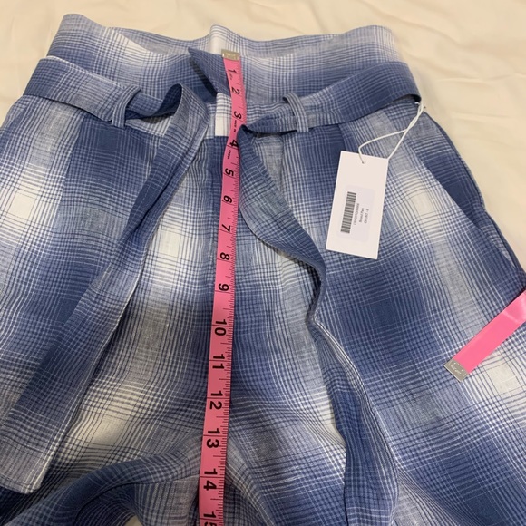 Reformation Bristol Linen Pant - Ghost Color - Picture 4 of 8